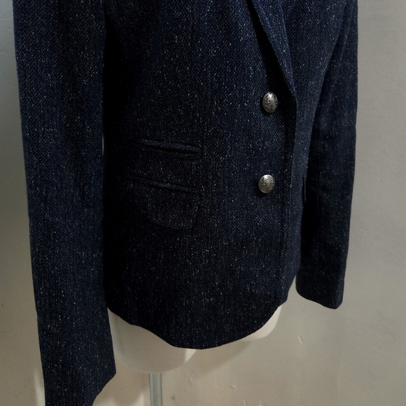 Banana Republic | Dark Blue Speckled Blazer - Picture 5 of 9